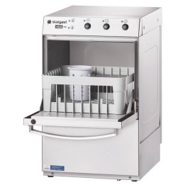 zmywarko wyparzarka, do szkła, dozownik płynu myjącego, pompa zrzutowa, P 2.77 kW, U 230 V| 801351 stalgast