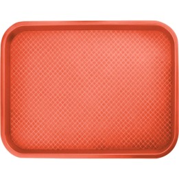 taca fast food, czerwona, 350x450 mm | 413351 stalgast