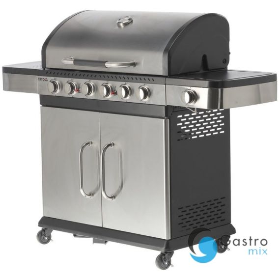 GRILL GAZOWY 6+1 STAL NIERDZEWNA 20,2KW | YG-20004 YATO 