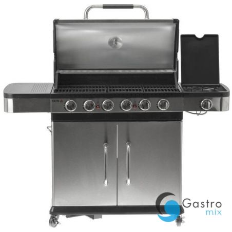 GRILL GAZOWY 6+1 STAL NIERDZEWNA 20,2KW | YG-20004 YATO 