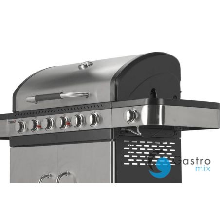 GRILL GAZOWY 6+1 STAL NIERDZEWNA 20,2KW | YG-20004 YATO 