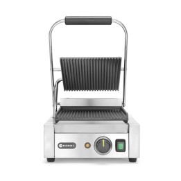 Grill kontaktowy pojedyńczy góra i dół ryflowane