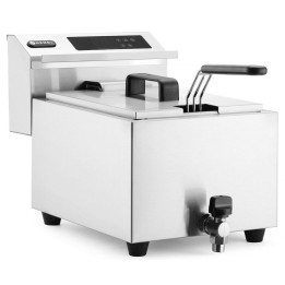 Frytownica 8 l z panelem cyfrowym Mastercook z kranem spustowym | 207369 hendi