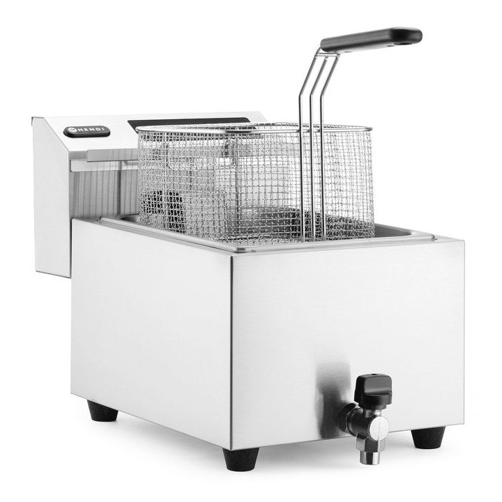Frytownica 8 l z panelem cyfrowym Mastercook z kranem spustowym | 207369 hendi