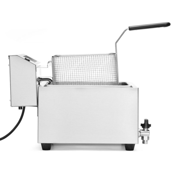 Frytownica 8 l z panelem cyfrowym Mastercook z kranem spustowym | 207369 hendi
