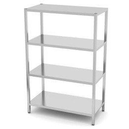 Regał magazynowy 4 półki pełne - skręcany 812563