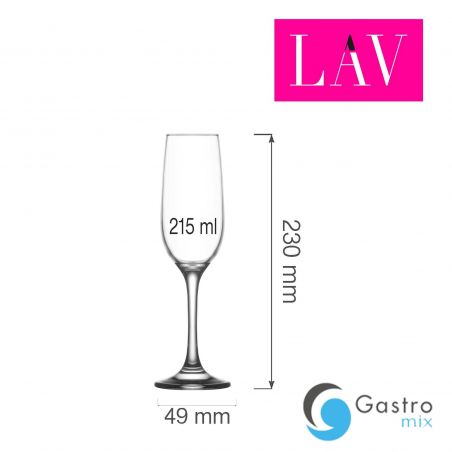 Kieliszek do szampana Fame 215 ml, LAV | LV-FAM539Z FINE DINE 