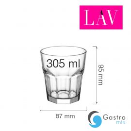  Szklanka do whiskey Aras 305 ml, LAV | LV-ARA233Z FINE DINE