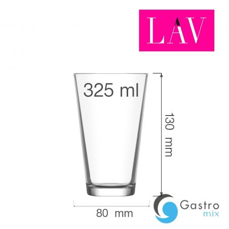 Szklanka wysoka long drink Hera 325 ml, LAV | LV-HER25Z fine dine 