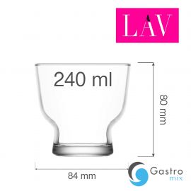  Pucharek do lodów i deserów Petit 240 ml, LAV | LV-PET381Z FINE DINE