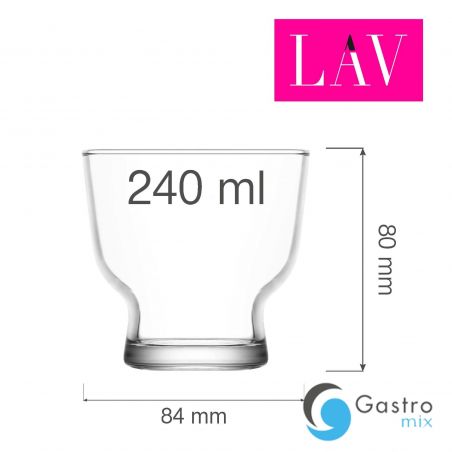 Pucharek do lodów i deserów Petit 240 ml, LAV | LV-PET381Z FINE DINE 