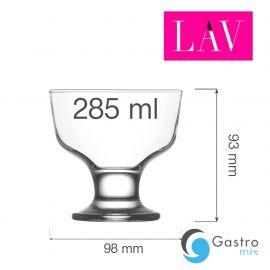  Pucharek do lodów i deserów Destina 285 ml, LAV | LV-DES55Z FINE DINE