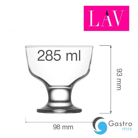 Pucharek do lodów i deserów Destina 285 ml, LAV | LV-DES55Z FINE DINE 