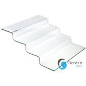 Schody bufetowe 4-stopniowe przezroczyste | 429754 FINE DINE