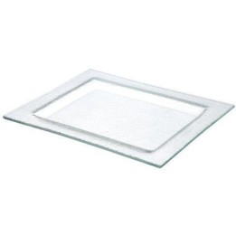 Taca szklana GN 1/2 przezroczysta | 429839 FINE DINE