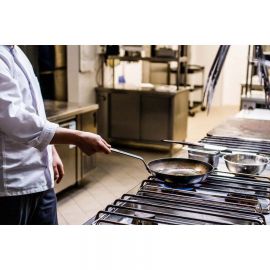  Patelnia okrągła śr. 24 cm CARBONE PLUS | D-5110-24 DE BUYER