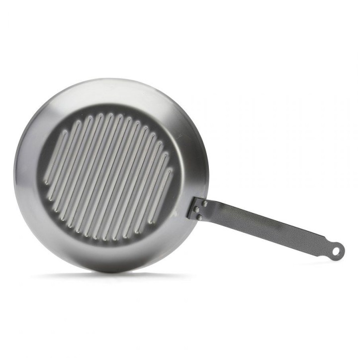 Patelnia okrągła grillowa śr. 26 cm CARBONE PLUS | D-5530-26  DE BUYER