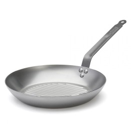 Patelnia okrągła grillowa śr. 30 cm CARBONE PLUS  | D-5530-30  DE BUYER