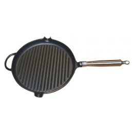 Patelnia grillowa okrągła śr. 28 cm | T-120710 TOM-GAST