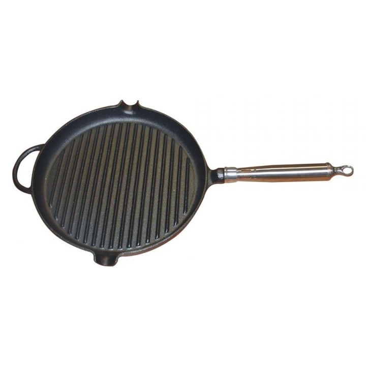 Patelnia grillowa okrągła śr. 28 cm | T-120710 TOM-GAST