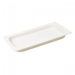 Pojemnik GN 1/3 wys. 2,2 cm z porcelany biały |  V-BUGN-13022-6 VERLO