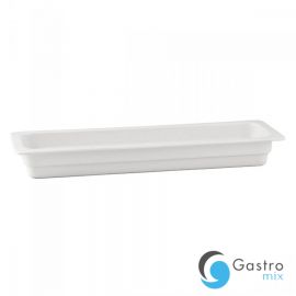 Pojemnik GN 2/4 wys. 2,2 cm z porcelany biały  | V-BUGN-24022-4  VERLO