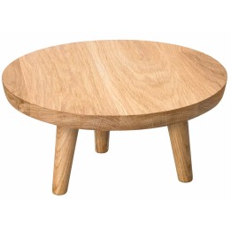 Podstawa dębowa okrągła niska, śr. 28 cm SIMPLE  | V-11537P Verlo