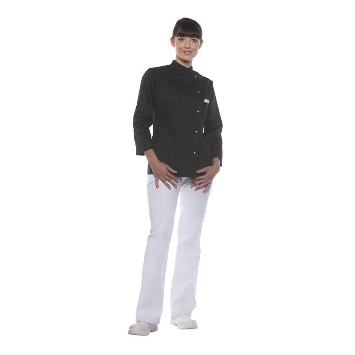 BLUZA DAMSKA 38  KUCHARSKA LARISSA  CZARNA   ROZMIAR 38   KARLOWSKY
