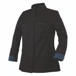 Bluza kucharska rozm. M  długi rękaw czarna  ESCALE | U-ES-BLS-M ROBUR