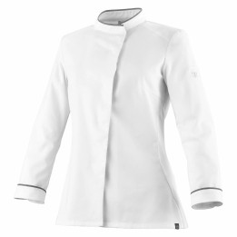 Bluza kucharska rozm. L  długi rękaw biała CAVANE | U-CV-WLS-L  ROBUR
