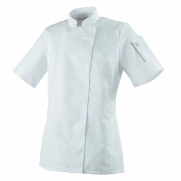 Bluza kucharska biała  rozm. M , krótki rękaw, UNERA  | U-UN-WTS-M  ROBUR