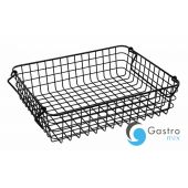 Kosz GN 1/2 wys. 80 mm stalowy czarny |  V-71202 VERLO