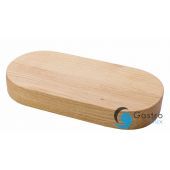 Deska dębowa owalna 300x150x40 mm STRATOS | V-11551 VERLO