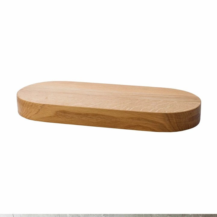 Deska dębowa owalna 300x150x40 mm STRATOS | V-11551 VERLO