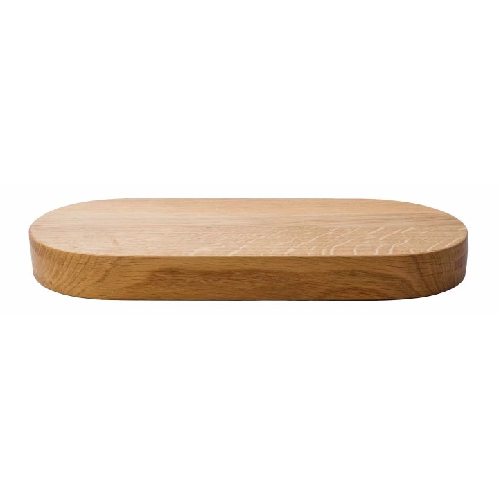 Deska dębowa owalna 400x200x40 mm STRATOS | V-11552  VERLO