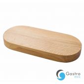 Deska dębowa owalna 500x290x40 mm STRATOS | V-11553  VERLO