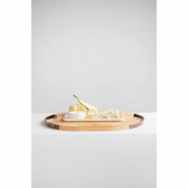 Deska owalna do serwowania 47,6x38 cm mango  | V-D1006 VERLO