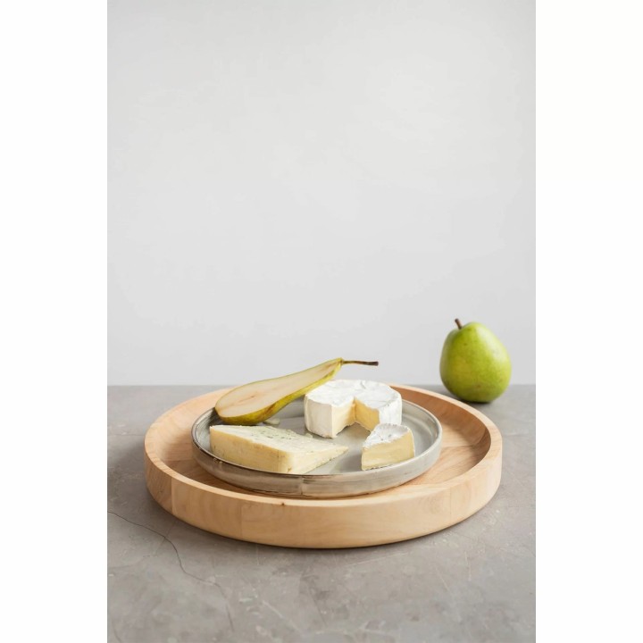 Talerz okrągły drewniany 30 cm mango | V-D1001  VERLO