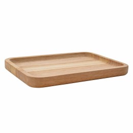 Talerz prostokątny drewniany 29,7x19,7 cm akacja | V-D1002  VERLO
