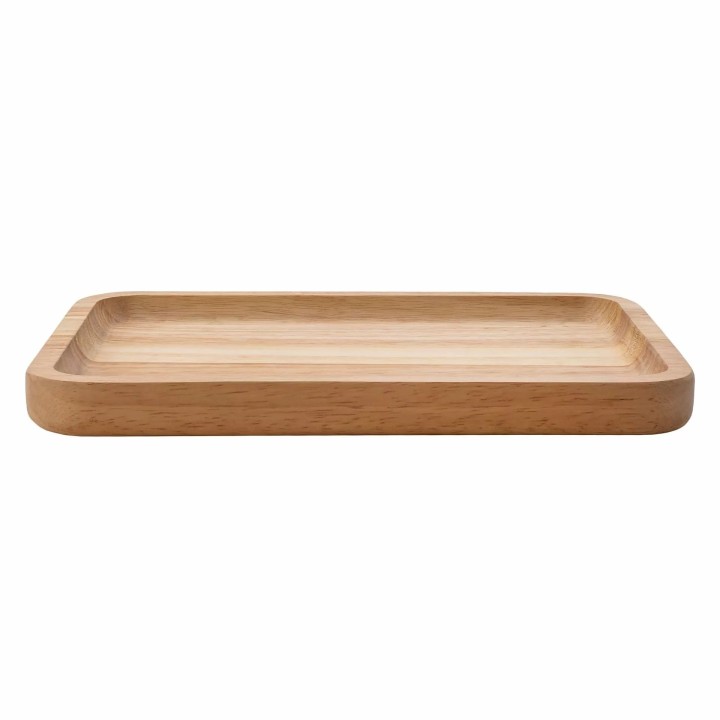 Talerz prostokątny drewniany 29,7x19,7 cm akacja | V-D1002  VERLO