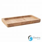 Talerz prostokątny drewniany 20x11 cm akacja  | V-D1003 VERLO