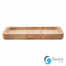 Talerz prostokątny drewniany 20x11 cm akacja  | V-D1003 VERLO