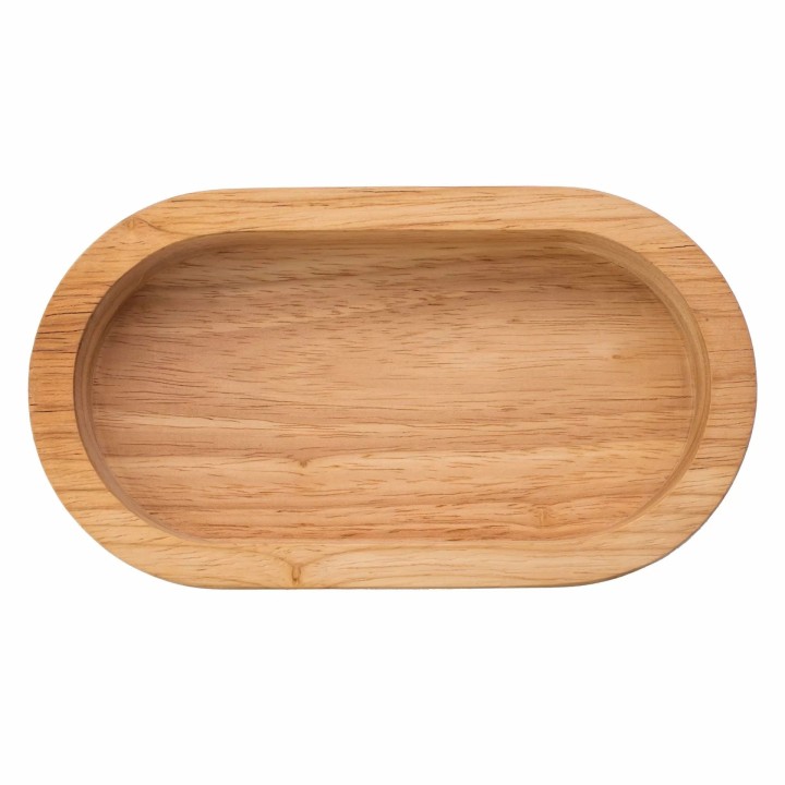 Taca owalna drewniana 18x10 cm mango  | V-D1011 VERLO