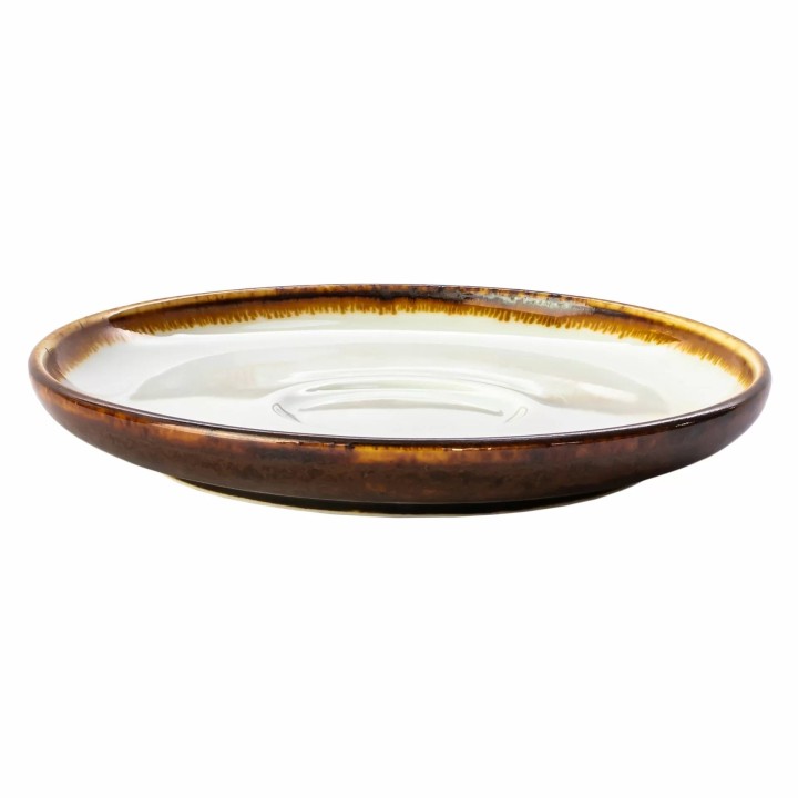 Spodek do filiżanki z uchem do kawy, śr.15 cm SLOW | V-88011-8 VERLO