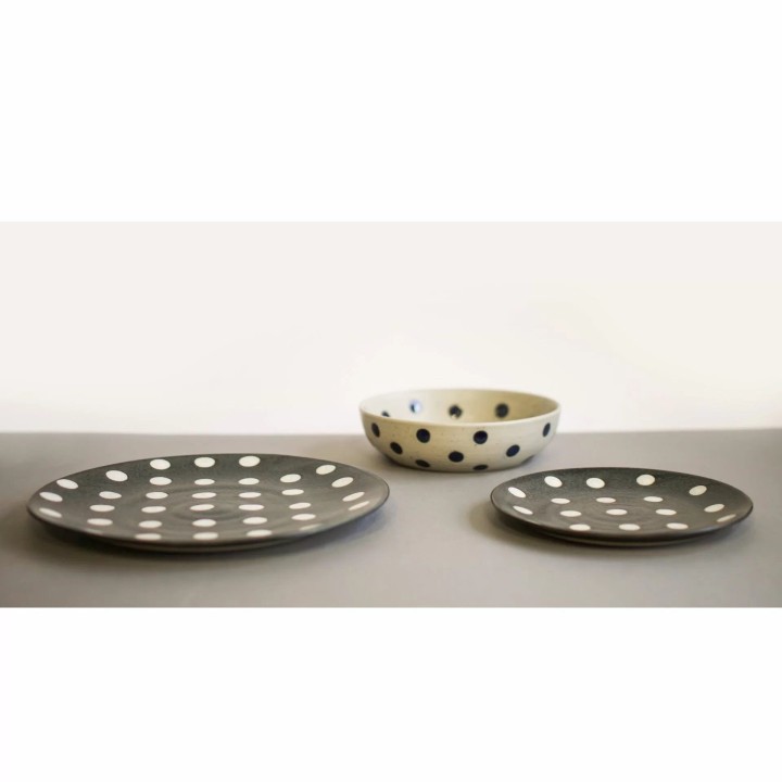 Talerz głęboki 20 cm GROCHY| V-96003-4 VERLO