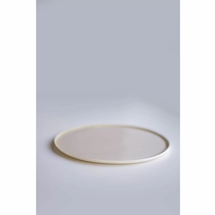 Talerz płaski okrągły 12 cm, beżowy ETER  | V-85015-12 VERLO