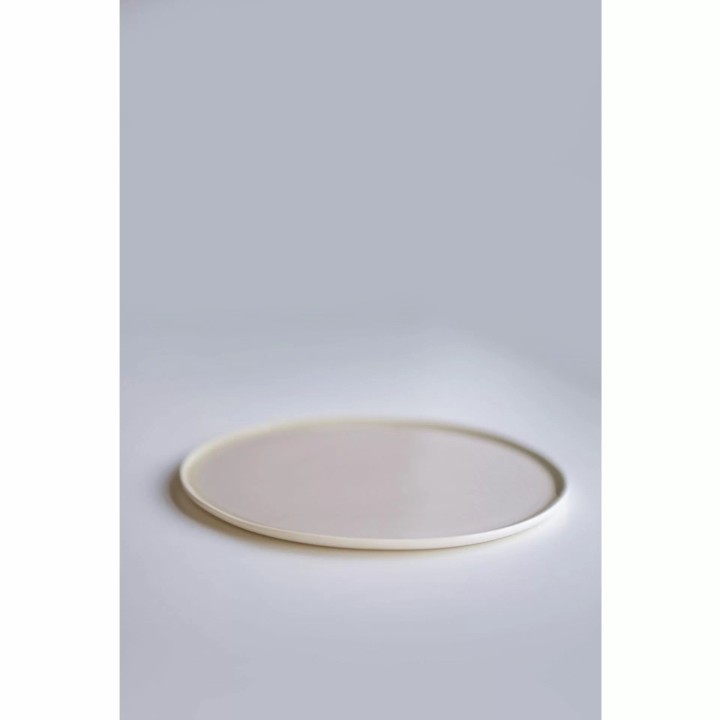 Talerz płaski okrągły 18 cm, beżowy ETER | V-85016-6 VERLO