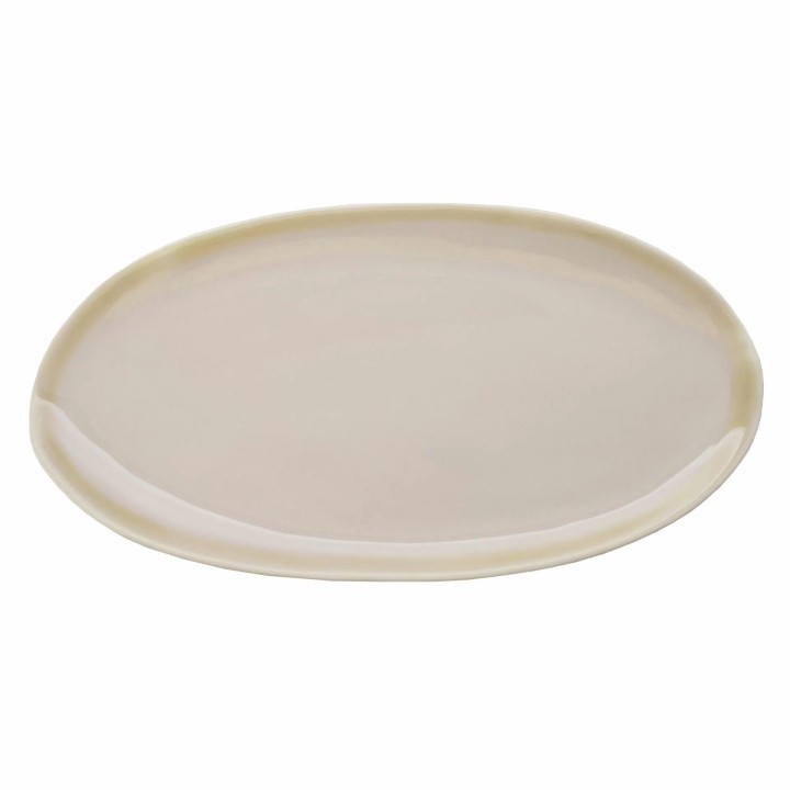 Talerz owalny 26,5x14 cm, beżowy ETER | V-85024-6 VERLO