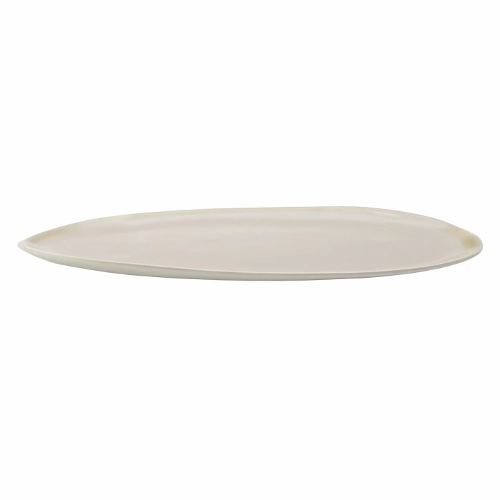 Talerz owalny 26,5x14 cm, beżowy ETER | V-85024-6 VERLO