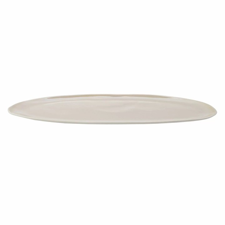 Talerz owalny 34,5x15 cm, beżowy ETER | V-85025-6 VERLO